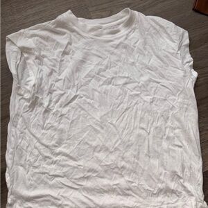 a new day White Crewneck Short Sleeve Top